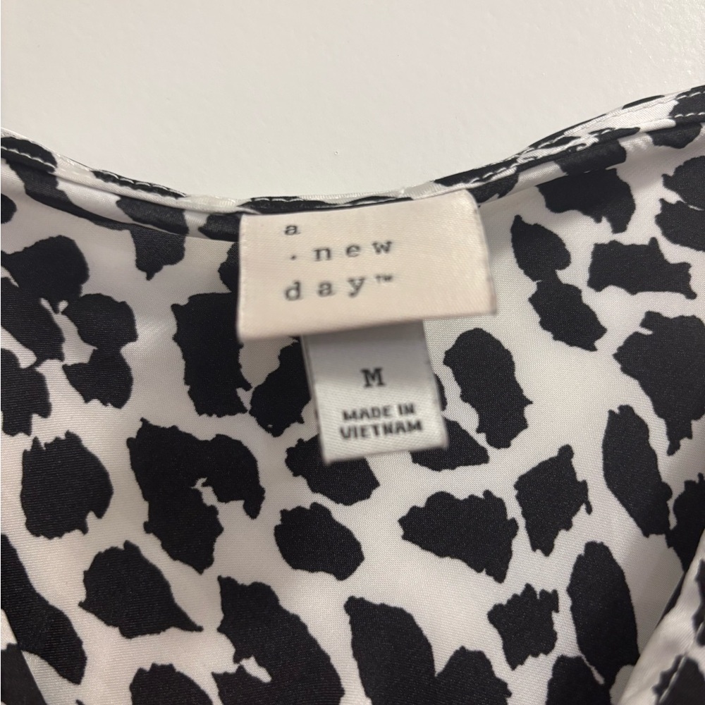 A New Day Black and White Animal Print Dress - Picture 6 of 12